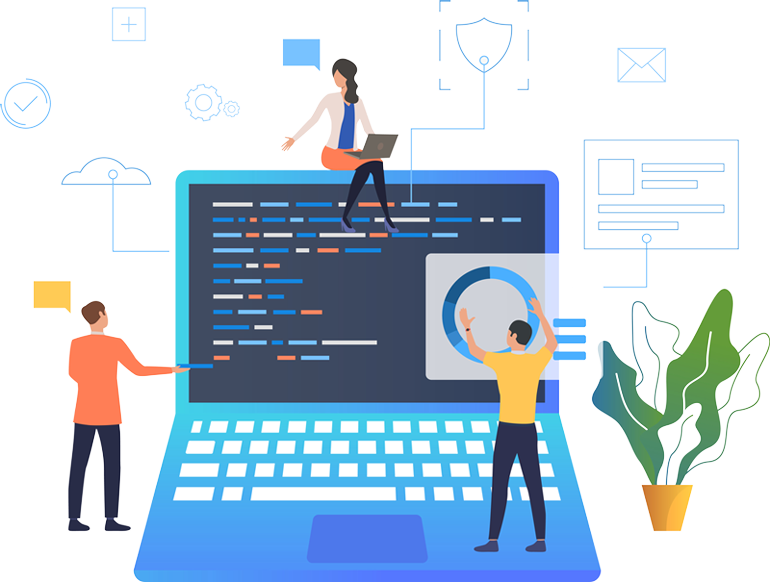 Web Development Illustration