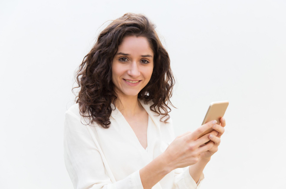 Video preview showing a smiling woman
